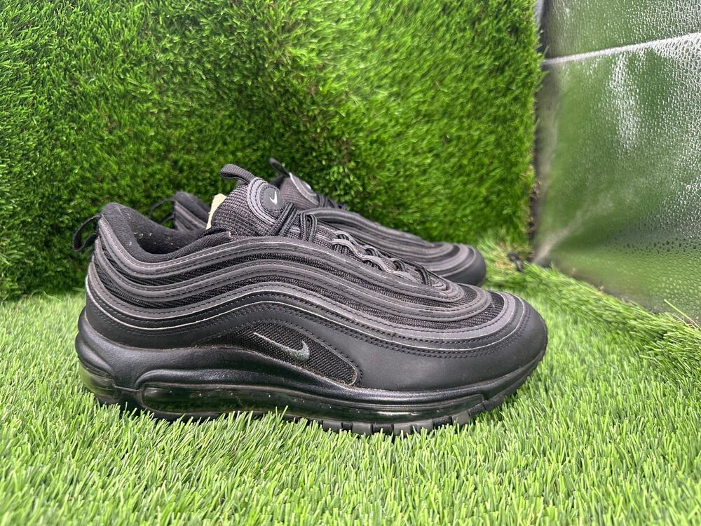 Nike Air Max 97 921733-001 Athletic Sneaker Women's 8 Black Mesh Running Sports